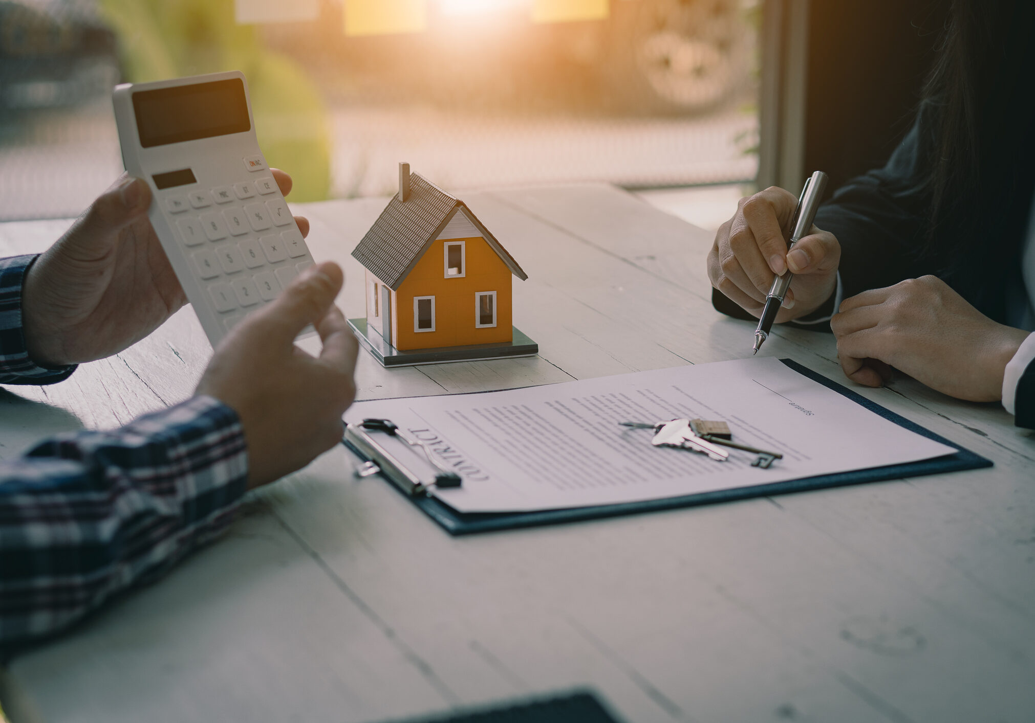 Real estate transaction discussion